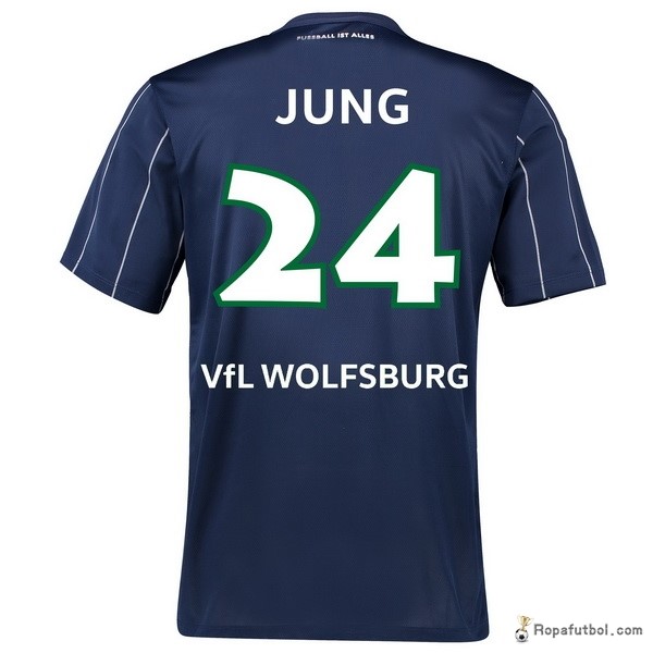 Camiseta VfL Wolfsburgo Replica Tercera Ropa Jung 2016/17 Azul